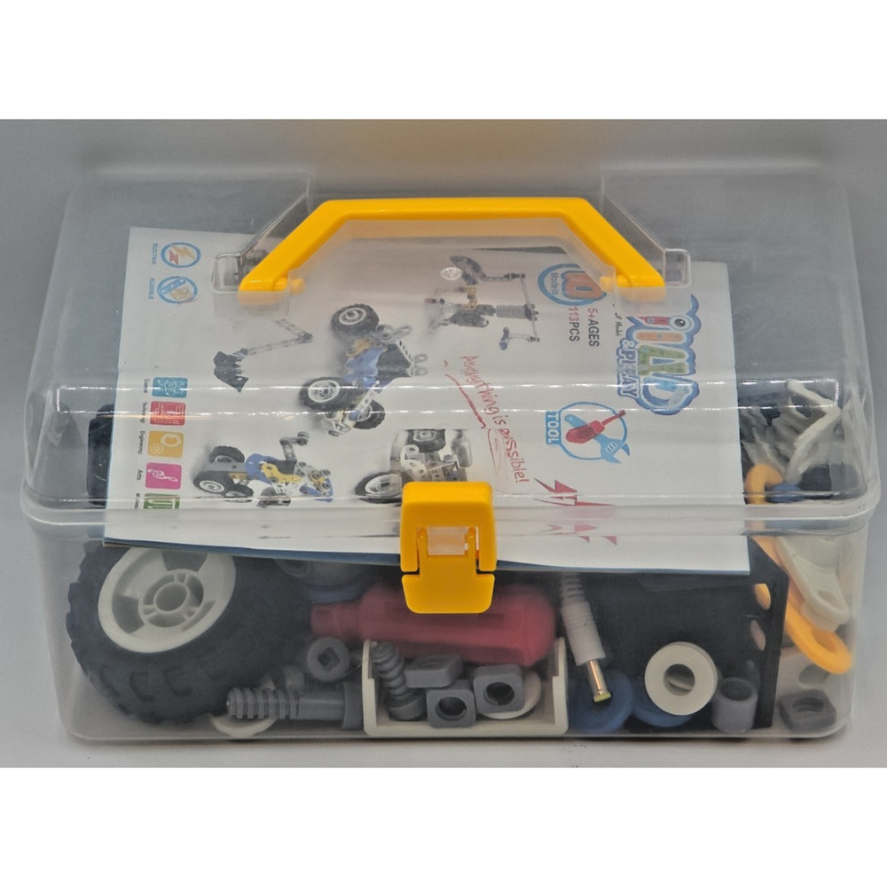 STEM Toys 10 in 1 - Electric Building Toy Cars - *Missing Parts*